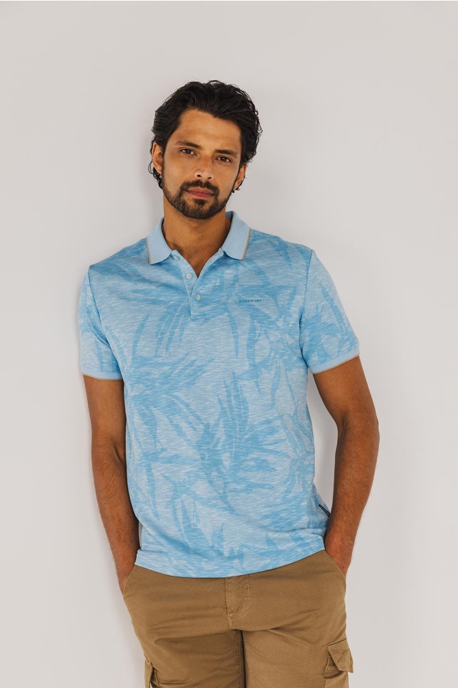 PIQUE POLO MET ALLOVER PRINT 464 15903 5611